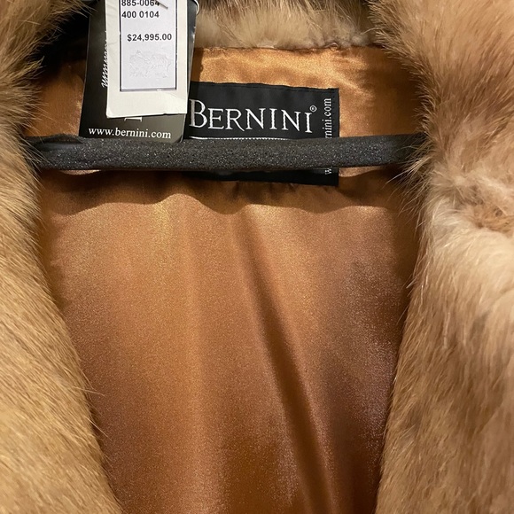MENS MINK BERNINI COAT. ORIGINAL PRICE $24,995!! - Picture 3 of 6